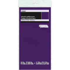 Obrus CIEMNOFIOLETOWY, 137 x 275 cm plastikowy