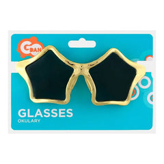 Okulary GWIAZDKI, złote