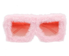 Okulary Party Puszyste – Różowe