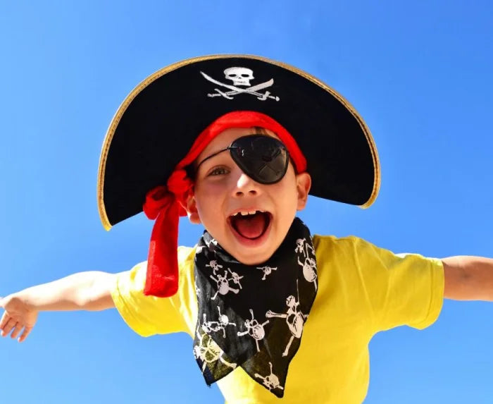 Opaska Pirata na Oko – Czarna | Dodatek do Stroju Pirackiego