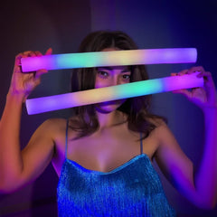 Pałka piankowa LED – 48 cm 3 tryby migania - Costume Accessories