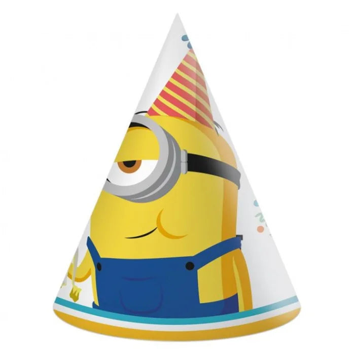 Papierowe czapeczki urodzinowe z Minionkami – Dodaj zabawy na każdym przyjęciu!