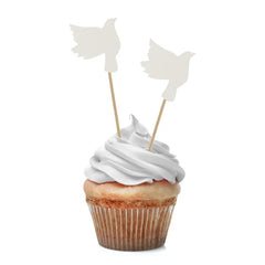 Pikery Gołąbki, białe, 12 szt.