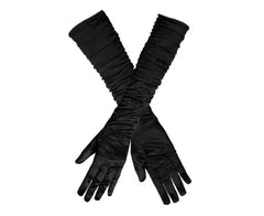 Rękawiczki do łokcia „Hollywood” – czarne