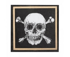 Serwetki papierowe piraci 33x33 cm – czaszka i piszczele 20 szt. - Napkins