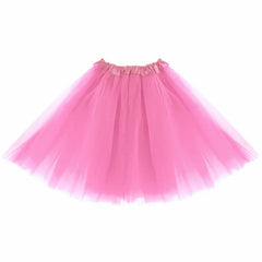 Spódniczka tiulowa 40 cm – warianty kolorystyczne - Różowa - Costume Accessories