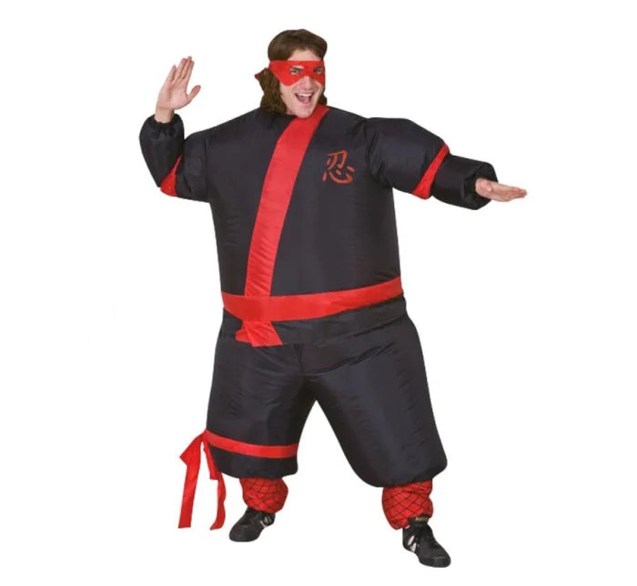 Strój Nadmuchiwany Ninja z Maską – Rozmiar Uniwersalny | Wojownik Ninja