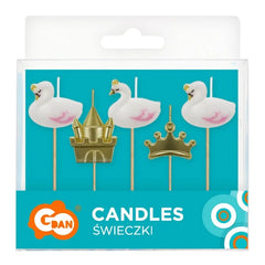 Świeczki Pikery Łabędzie, 5 szt.
