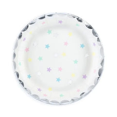 Talerzyki Jednorożec - Gwiazdki, 18 cm