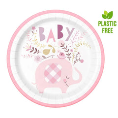 Talerzyki Papierowe Baby Słonik
