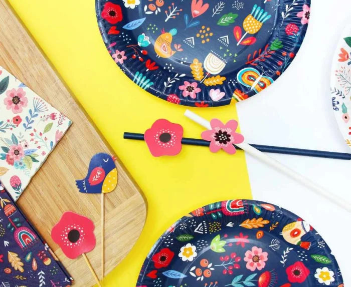 Talerzyki papierowe „Lato – Baw się dobrze” | Kolekcja Lato– 18 cm 6 szt.