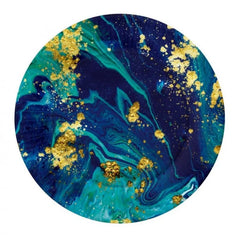 Talerzyki papierowe Midnight Blue, 18 cm/ 6 szt.