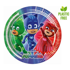 Talerzyki papierowe Pidżamersi, 23cm, 8 szt. plastic-free