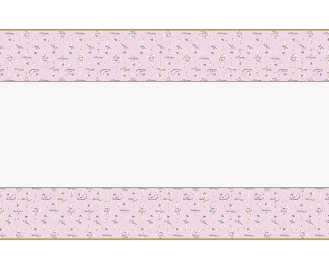 Obrus BALLERINA, różowy, 137x213 cm (foliowy)
