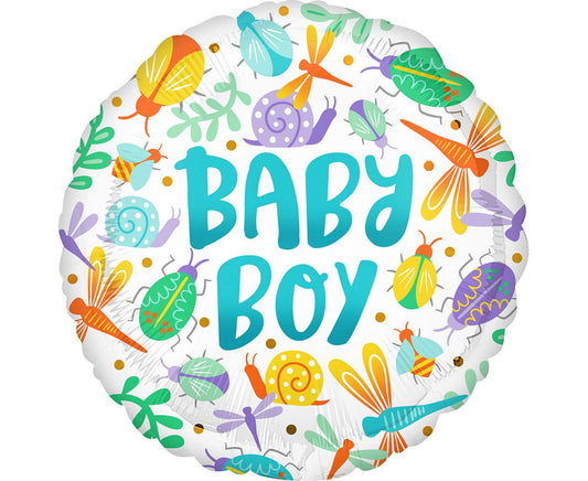 Balon foliowy Baby Boy Watercolor, 18 cali