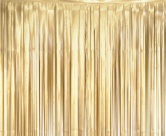 Kurtyna B&C, matowa jasnozłota, 100x200 cm