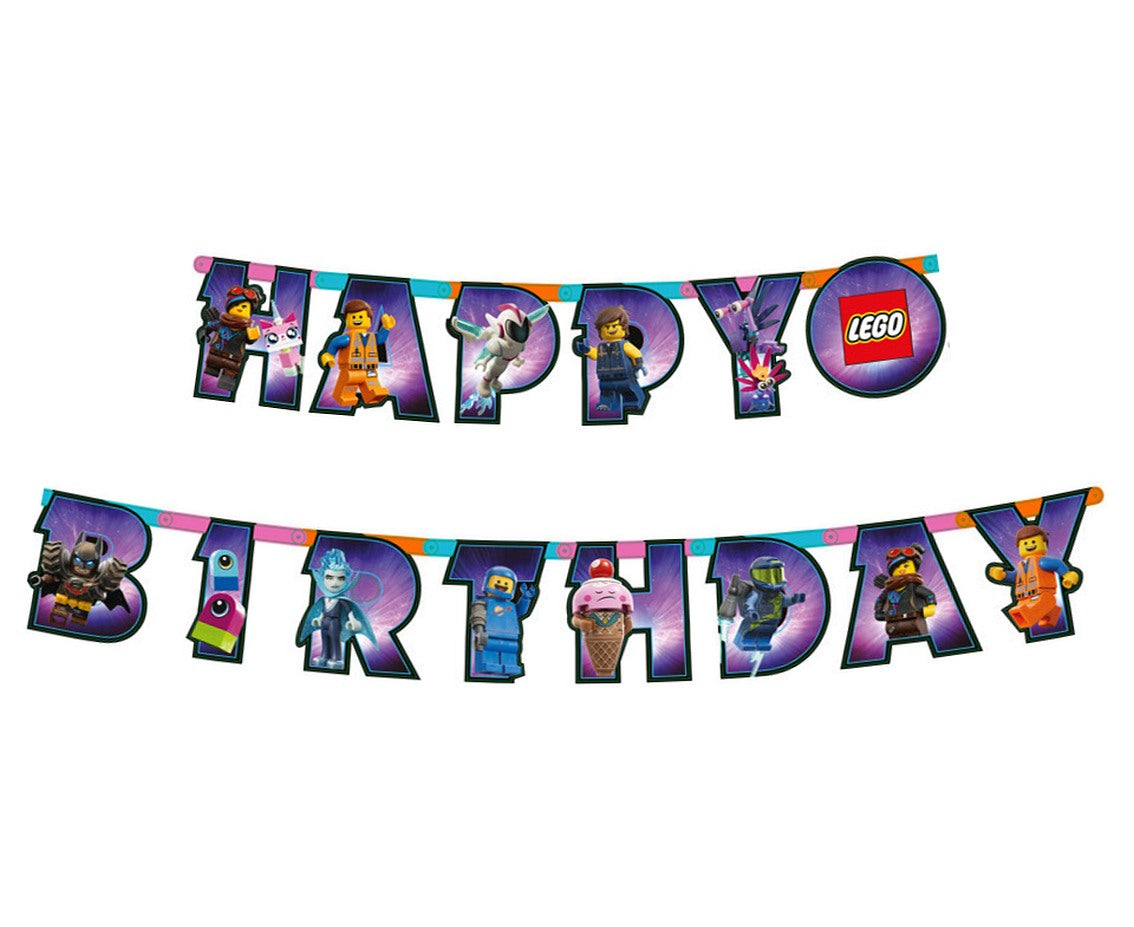 Girlanda Lego Movie  - Happy Birthday, 163x13 cm