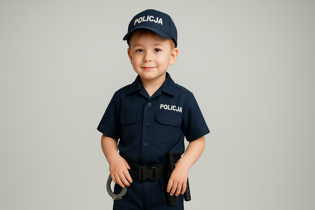 Strój policjanta 110 – przewodnik zakupowy: jak dobrać rozmiar, co zawiera zestaw i jakie dodatki wybrać?