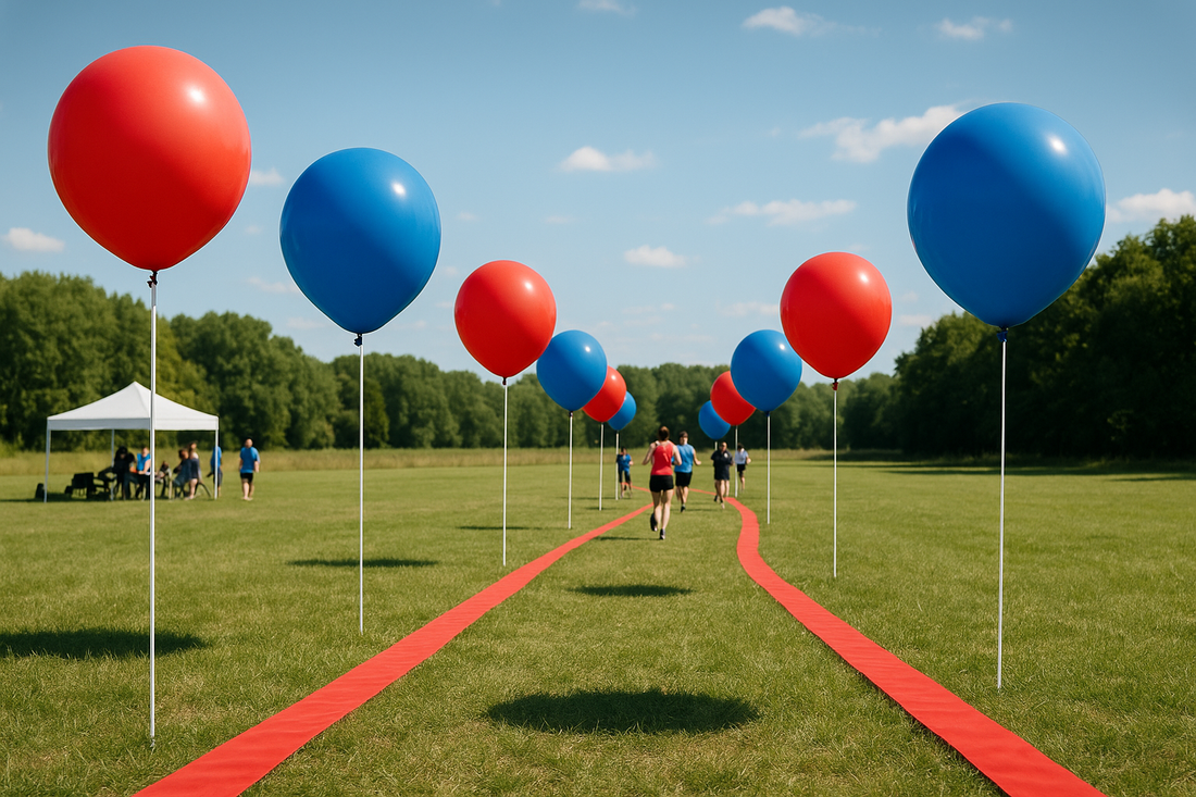 Jak oznaczyć trasę biegu i eventów plenerowych balonami — praktyczny poradnik