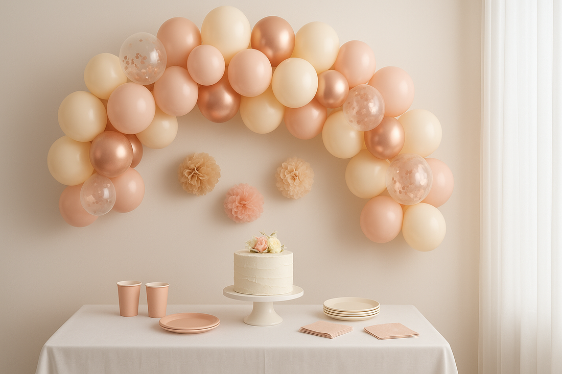 Baby shower dekoracje: 30 sprawdzonych pomysłów na stół, tła do zdjęć i balonowe instalacje