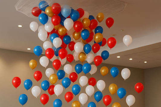 Balonowy opad (balloon drop) — jak zaplanować efektowny i bezpieczny opad balonów