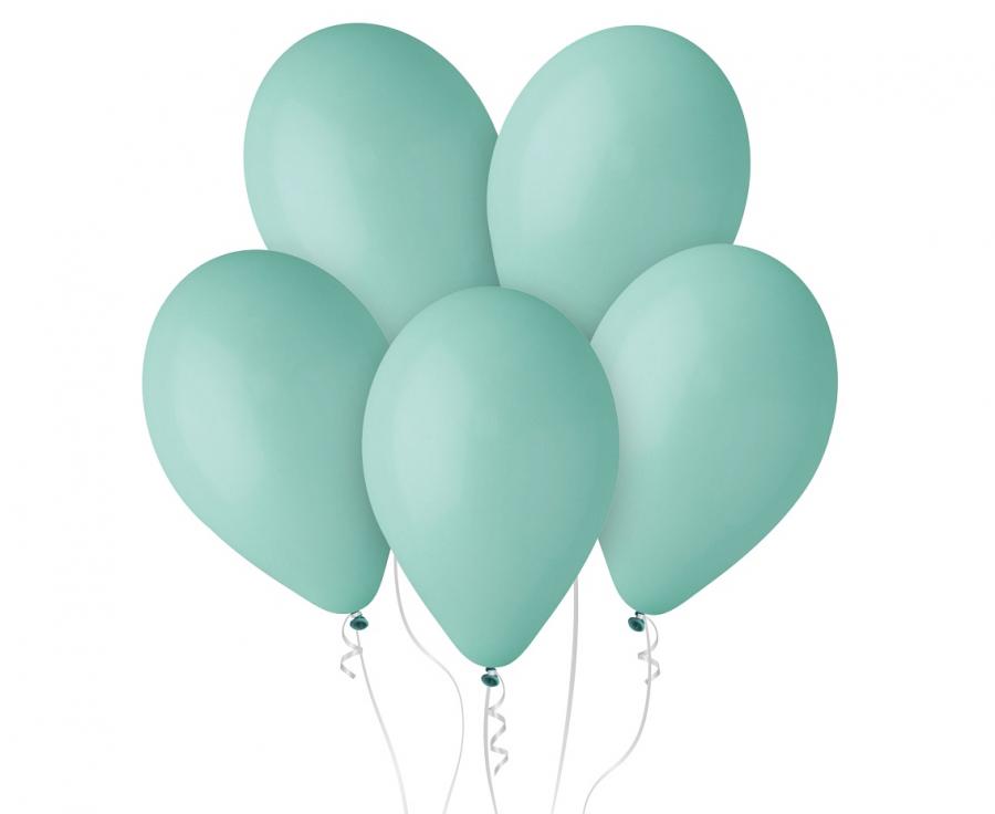 Balony Lateksowe Pastelowe Miętowe 33 cm (13") Gemar Tiffany – 50 szt.