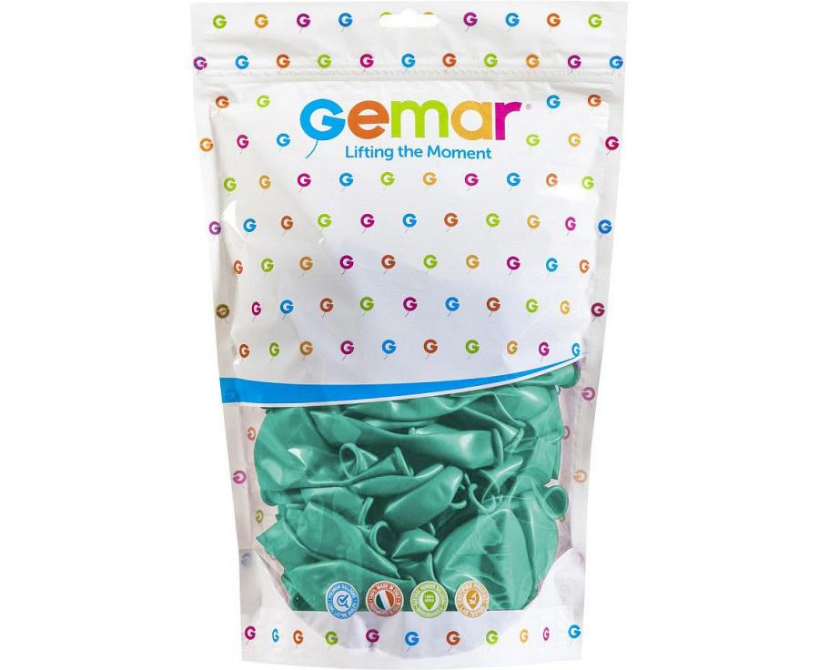 Balony Lateksowe Pastelowe Miętowe 33 cm (13") Gemar Tiffany – 50 szt.