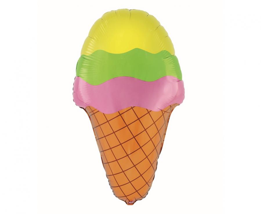 Balon foliowy Lody kolorowe, 34x59 cm
