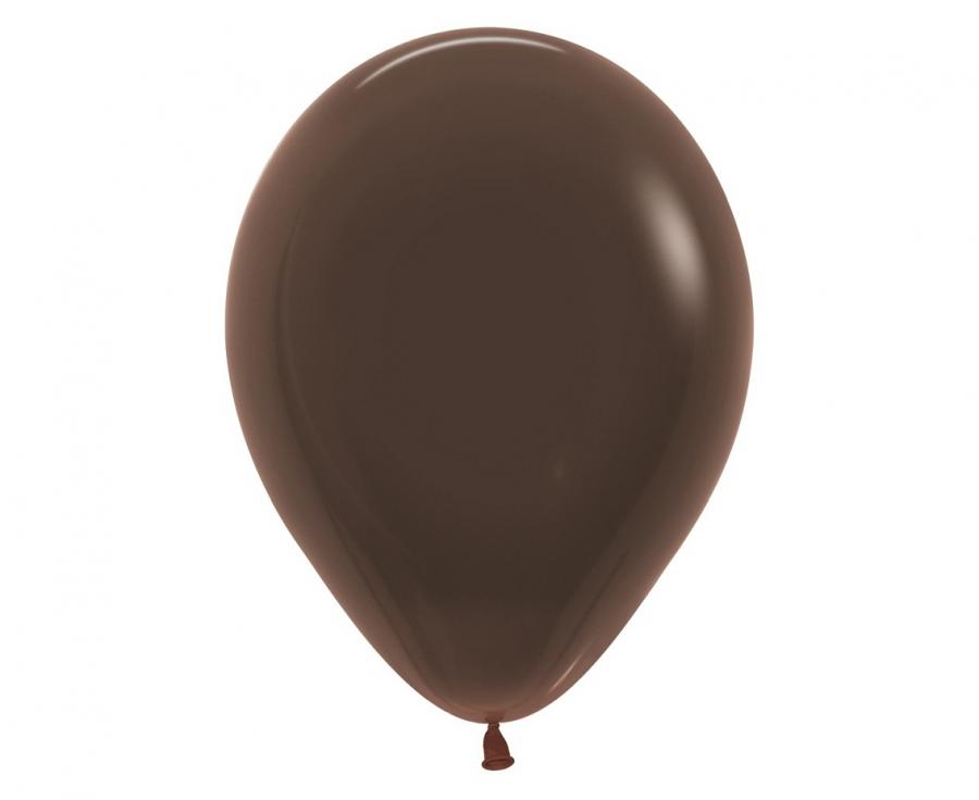 Balony Sempertex 12", (chocolate brown) Czekoladowe, 50 szt.