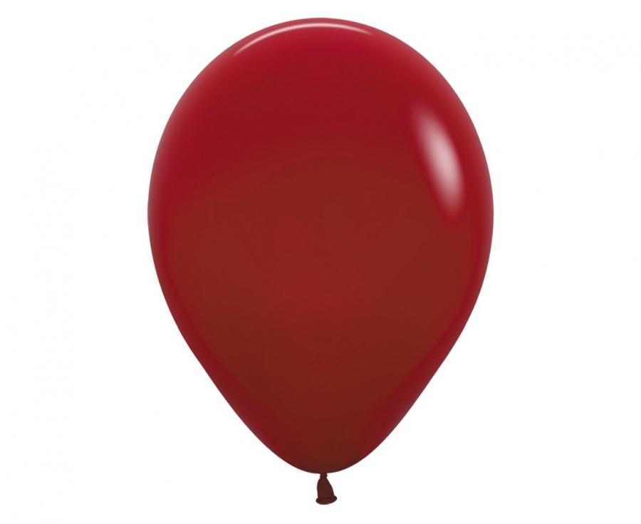 Balony Sempertex 12", (imperial red) Burgundowe, 50 szt.