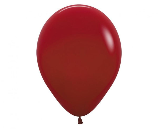 Balony Sempertex 12", (imperial red) Burgundowe, 50 szt.