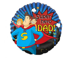 Balon foliowy 18" Tata bohater "Super Hero Dad"