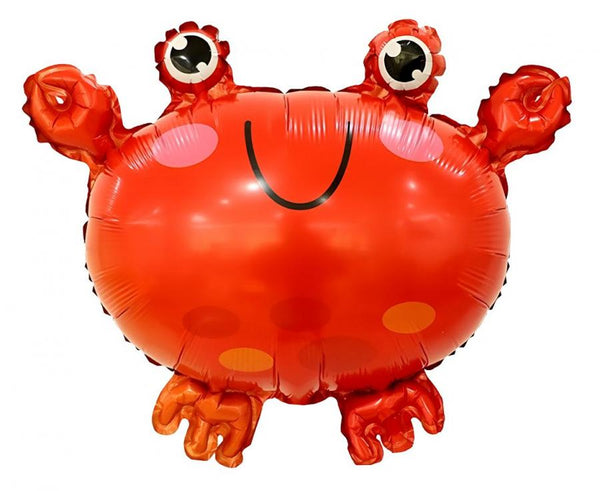 Balon foliowy Czerwony krab, 37x43cm