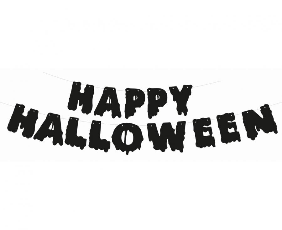 Girlanda papierowa Happy Halloween, 250 cm