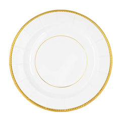Talerzyki papierowe Elegant Gold 20,5 cm (8”) – 6 szt.