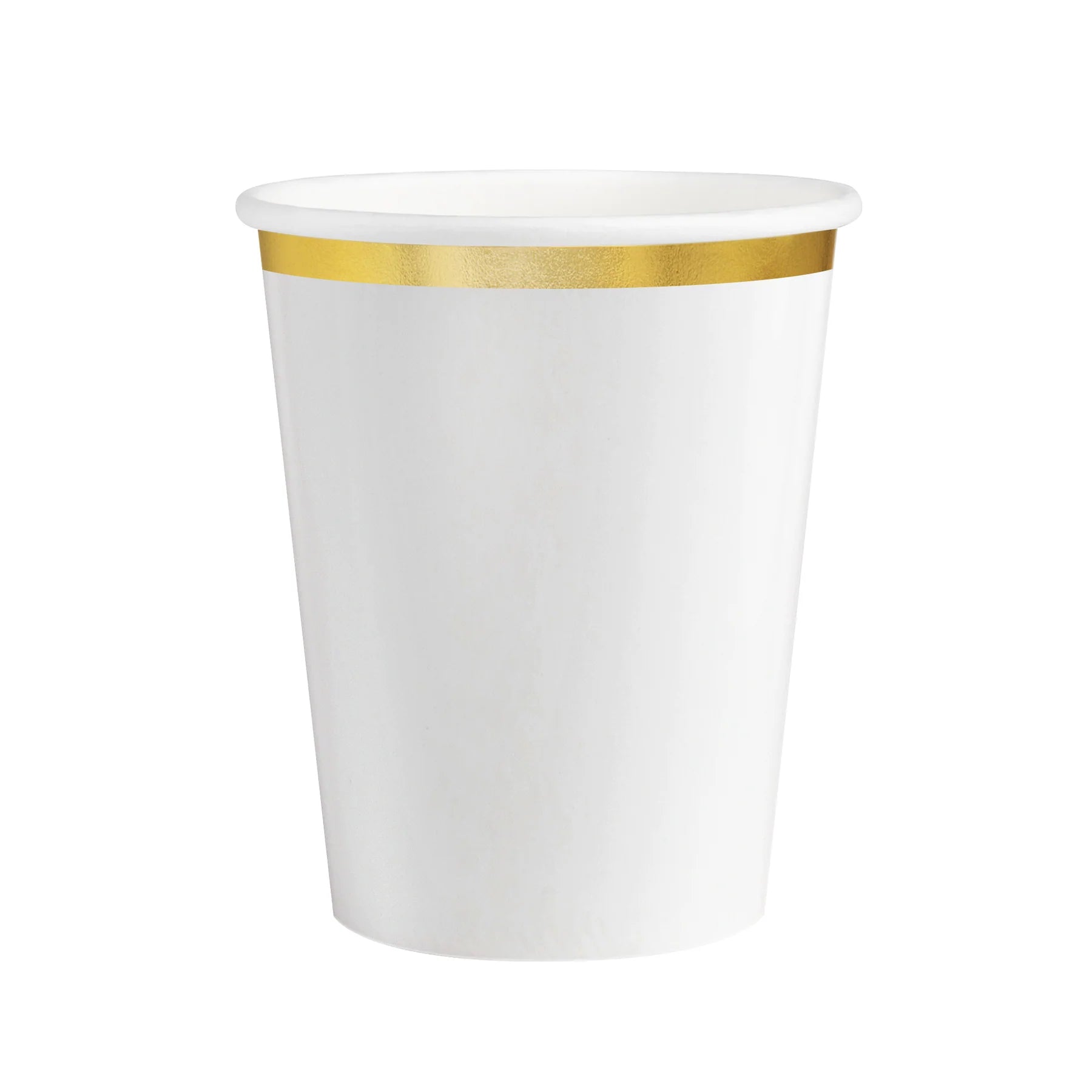 Kubeczki papierowe biało-złote Classic Gold 220 ml – 6 szt.
