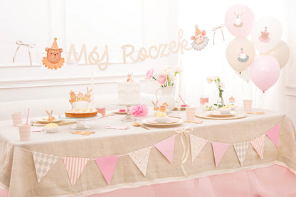 Toppery na tort Baby Królik Miś Myszka 6 szt.