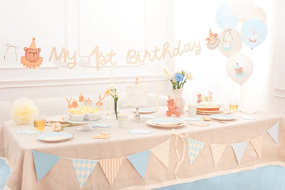 Toppery na tort Baby Królik Miś Myszka 6 szt.