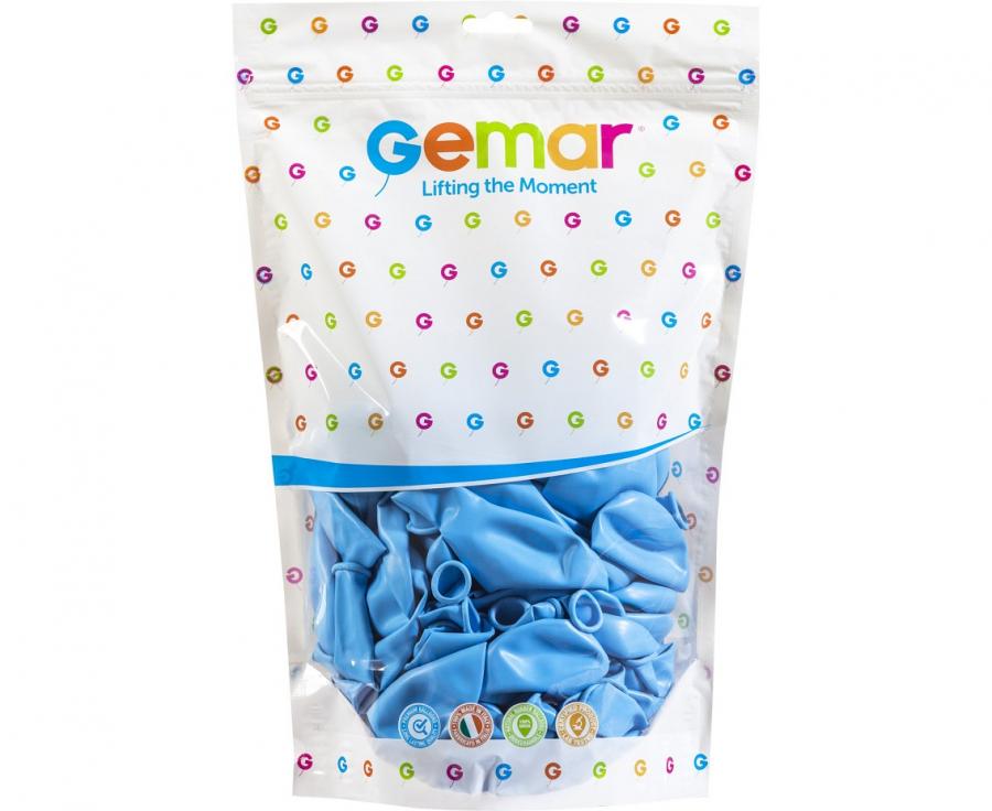 Balony Pastelowe Jasnoniebieskie 33 cm (13") Gemar Baby Blue – 50 szt.