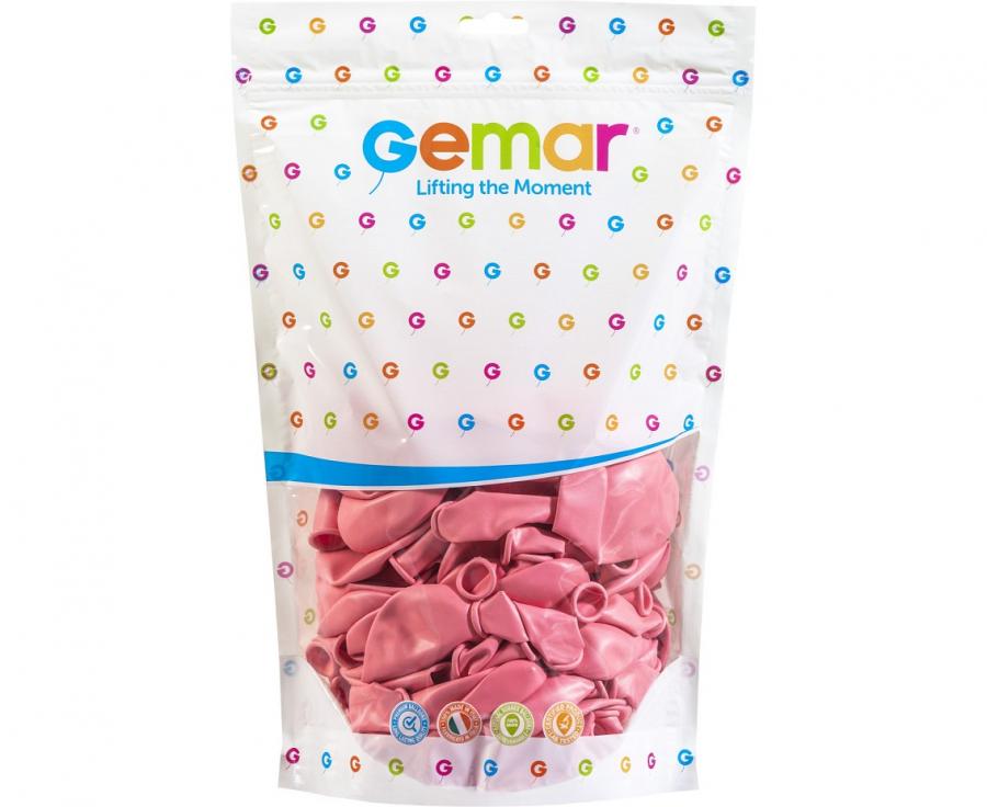 Balony pastelowe jasnoróżowe Baby Pink 33 cm Gemar 50 szt.