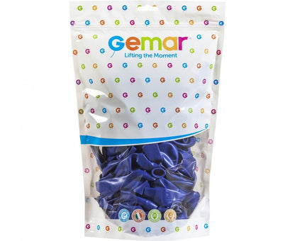 Balony Pastelowe Granatowe 33 cm (13") Gemar Blue – 50 szt.