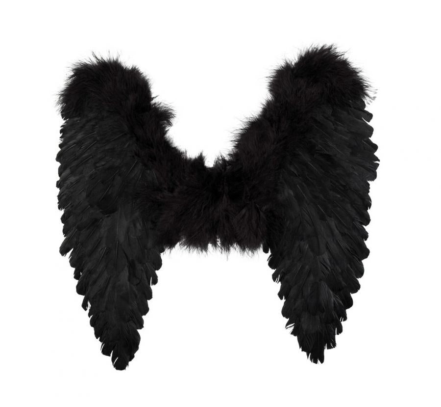 Skrzydła Anioła, czarne, 50x50cm