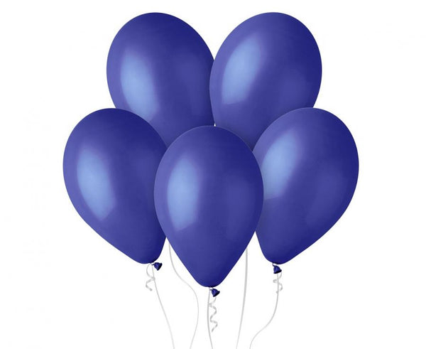 Balony Pastelowe Granatowe 33 cm (13") Gemar Blue – 50 szt.