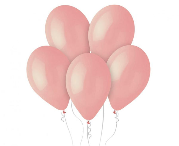 Balony pastelowe jasnoróżowe Baby Pink 33 cm Gemar 50 szt.