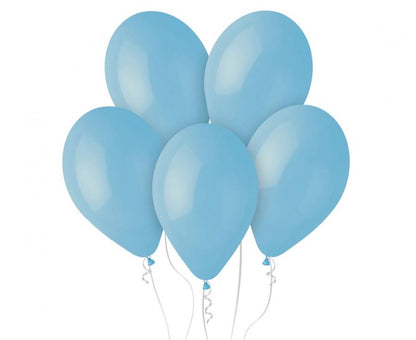Balony Pastelowe Jasnoniebieskie 33 cm (13") Gemar Baby Blue – 50 szt.