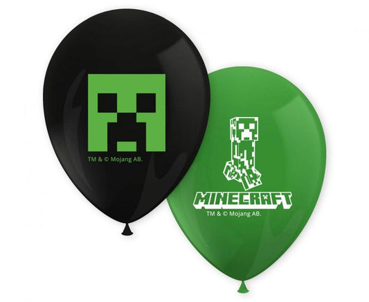 Zestaw 8 balonów "Minecraft"