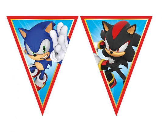 Banner Sonic, flagi (papier FSC)