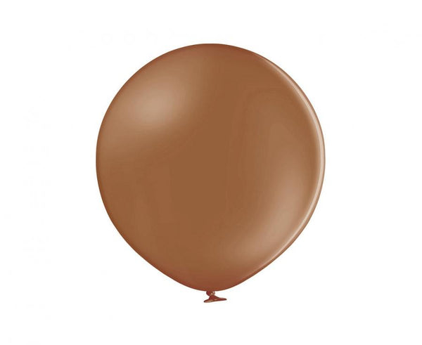 Balony lateksowe 5 cali Belbal brązowe mocca 100 szt.