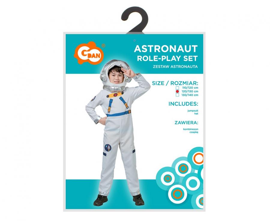 Strój Astronauta – Gotowy na kosmiczne przygody! 130/140 cm