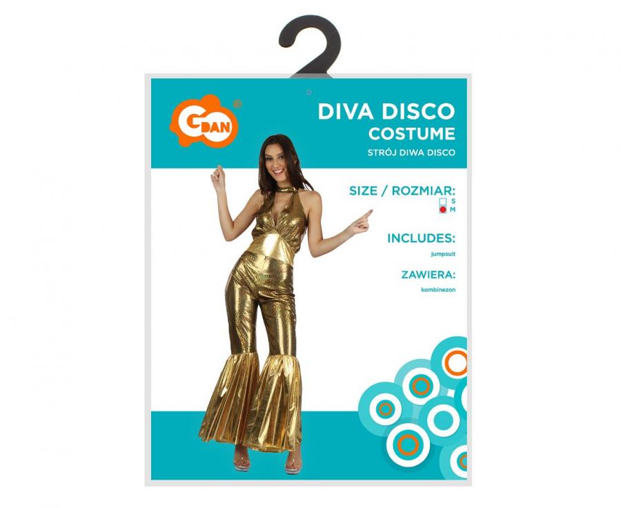 Strój DIVA DISCO rozm. S – olśniewająca stylizacja na każdą imprezę!